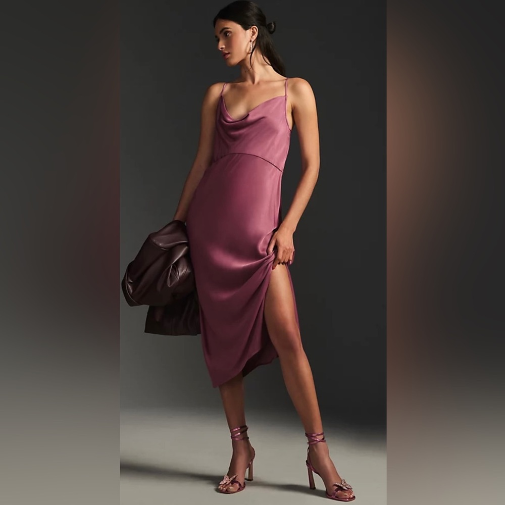 Anthropologie Elyse Slip Dress